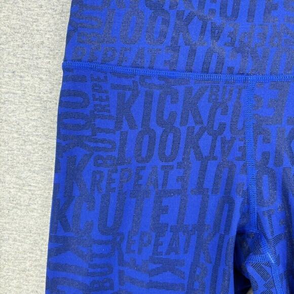 Fabletics Leggings Womens XS PowerHold Blue Athletic Gym Running Activewear - Picture 6 of 14